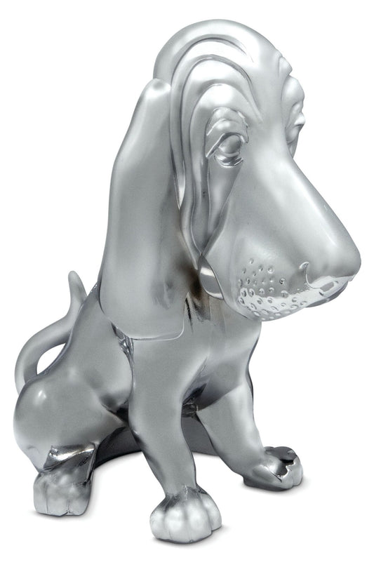 CHROME BASSET HOUND HOOD ORNAMENT