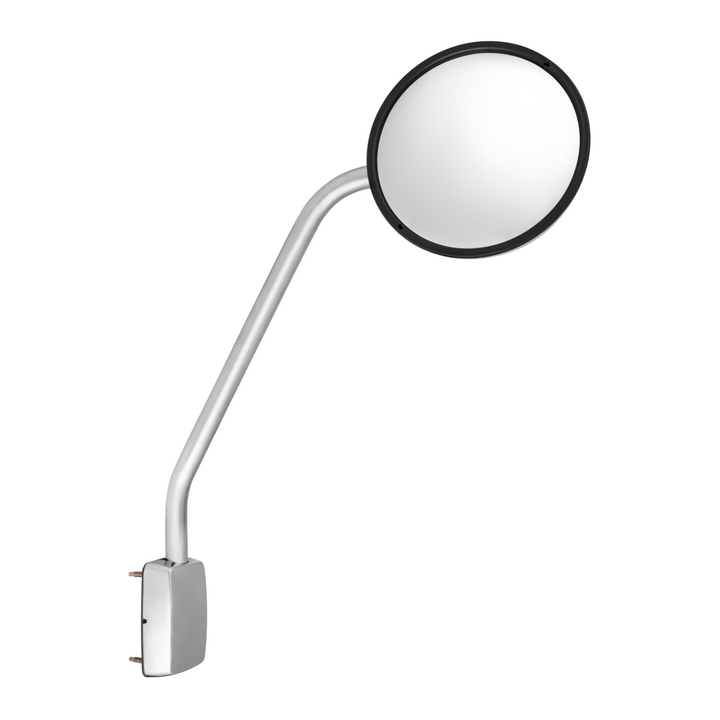 Chrome Hood Mirror Assembly With Sequential LED Turn Signal For 2013-2021 KW T680 &amp; 2012-2021 PB 578 — Passenger