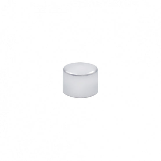 Chrome Plastic Socket Head Screw Caps For 1/4" Screw (10-Pack)