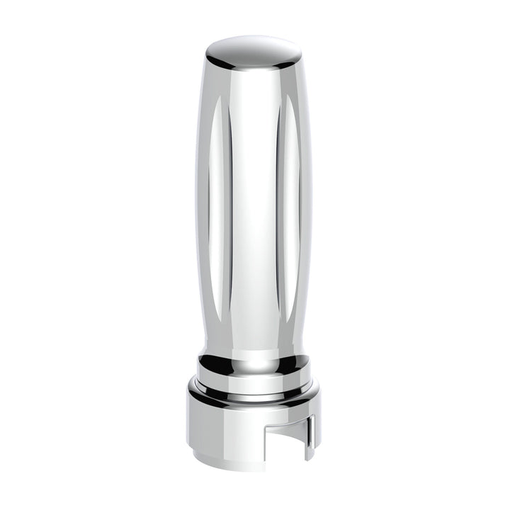 M30 x 3.5 Thread-On Vegas Style Gearshift Knob With 13/15/18 Speed Adapter - Chrome/Vertical
