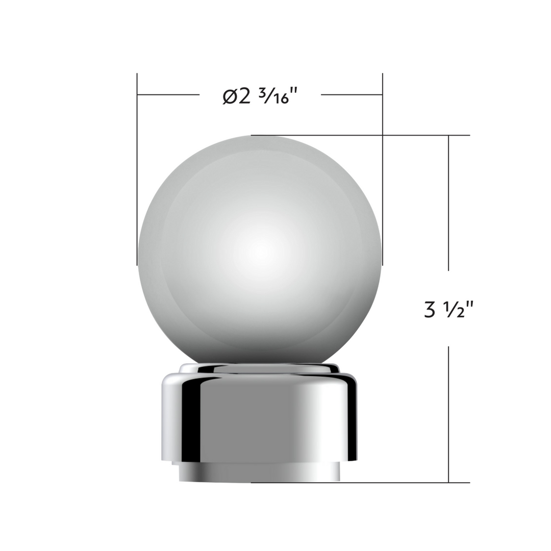 Thread-On Bristol Style Gearshift Knob with 9/10 Speed Adapter