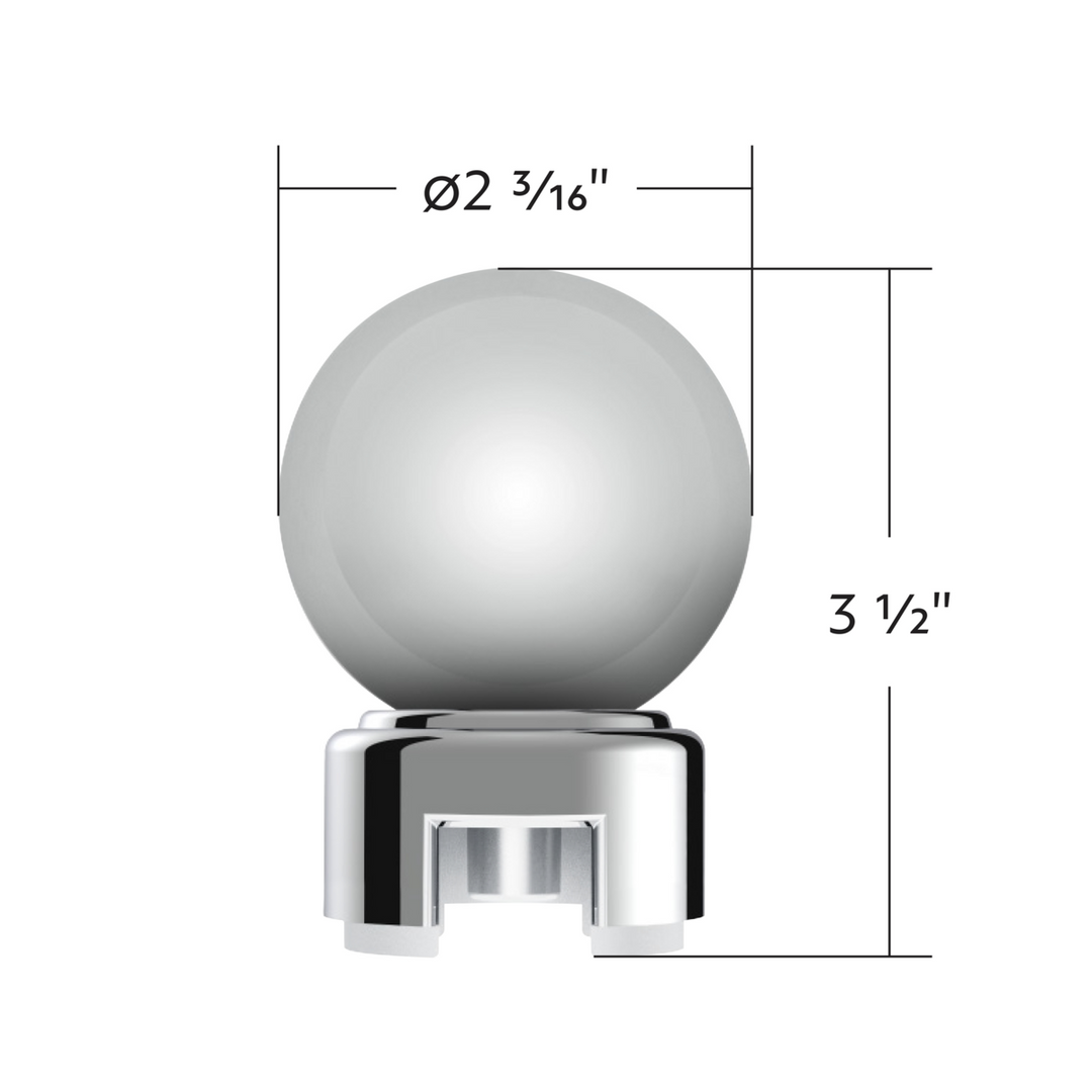 Thread-On Bristol Style Gearshift Knob with 13/15/18 Speed Adapter