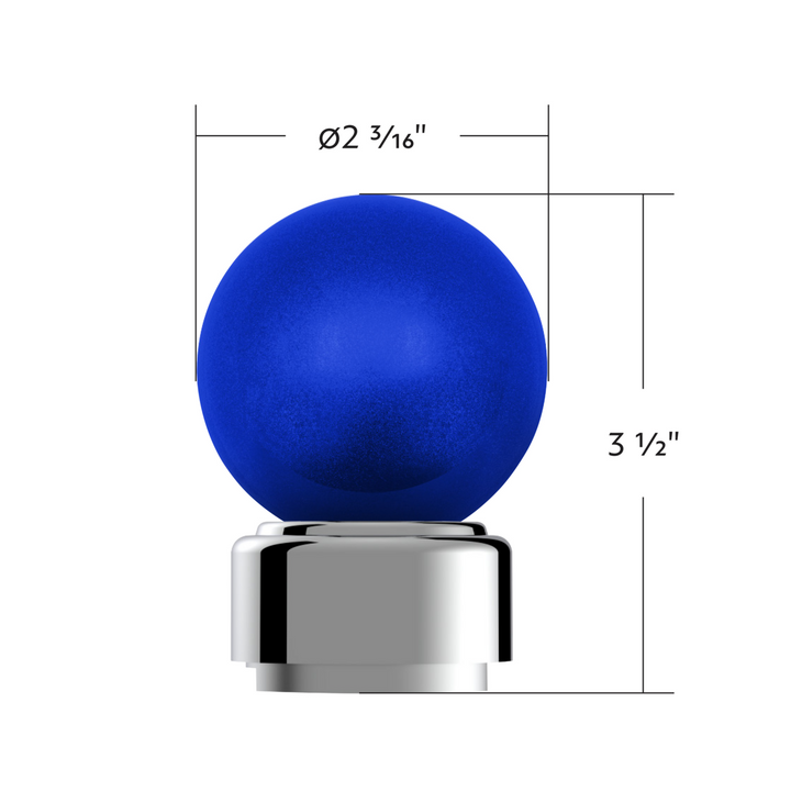 Thread-On Bristol Style Gearshift Knob with 9/10 Speed Adapter