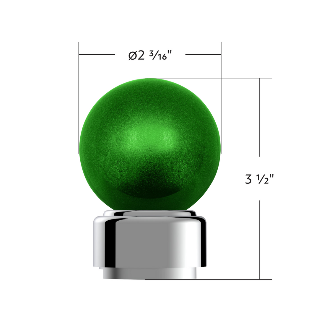 Thread-On Bristol Style Gearshift Knob with 9/10 Speed Adapter