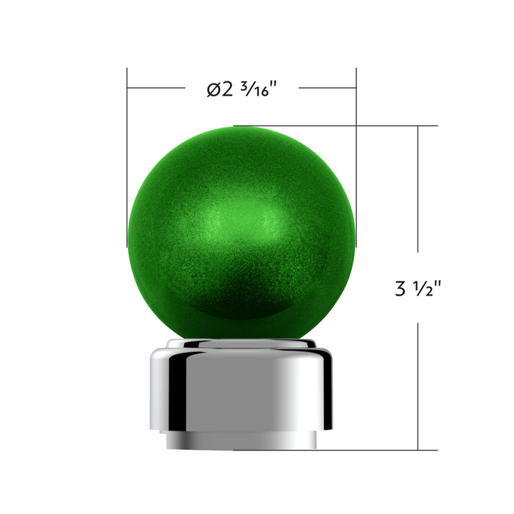 Thread-On Bristol Style Gearshift Knob with 9/10 Speed Adapter