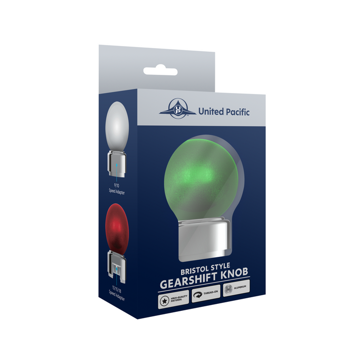 Thread-On Bristol Style Gearshift Knob with 9/10 Speed Adapter