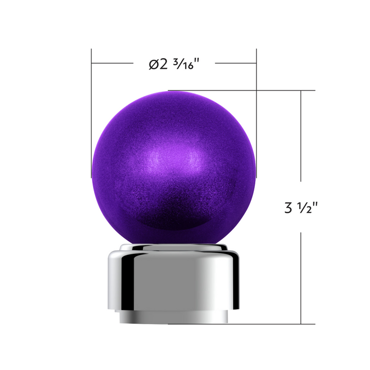 Thread-On Bristol Style Gearshift Knob with 9/10 Speed Adapter