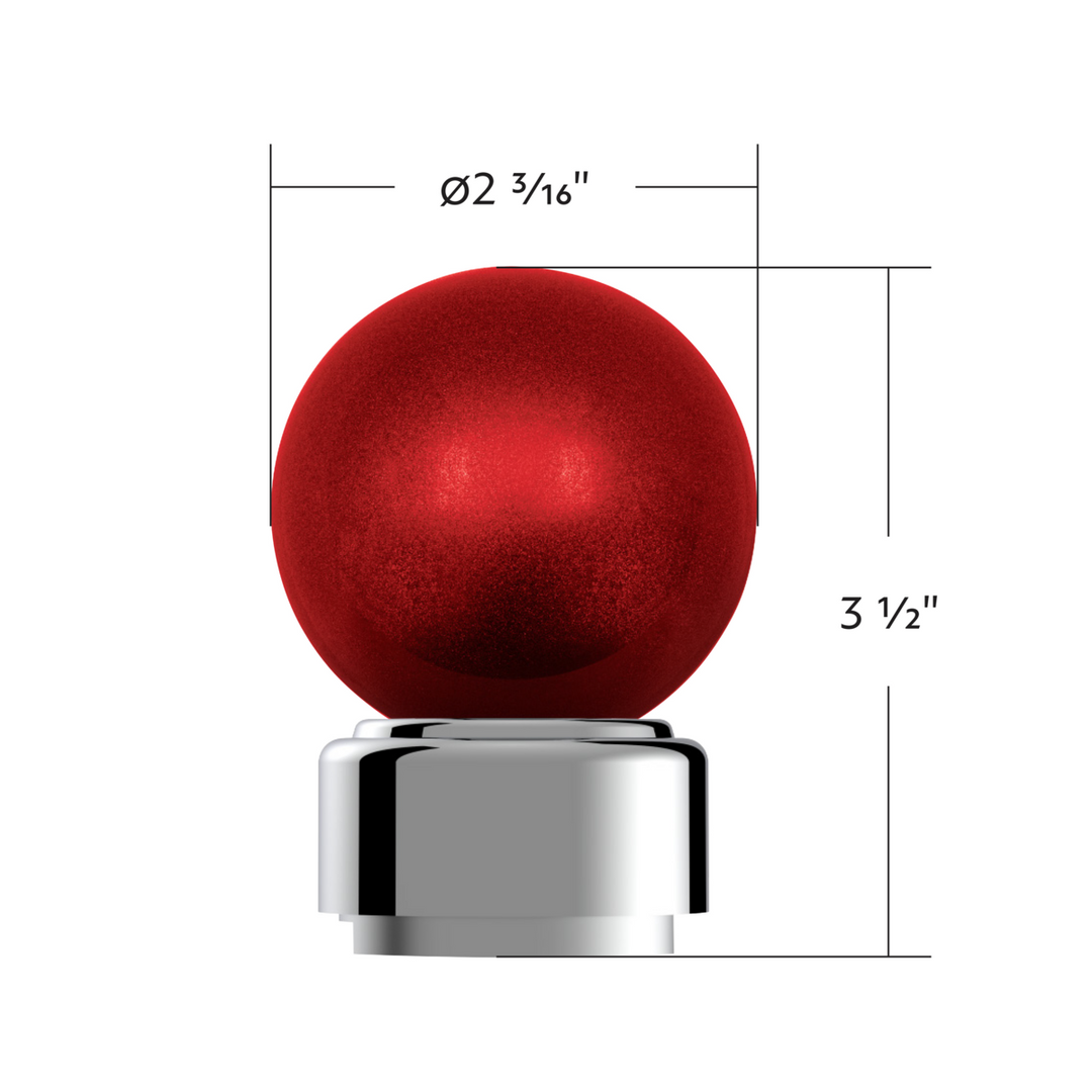 Thread-On Bristol Style Gearshift Knob with 9/10 Speed Adapter