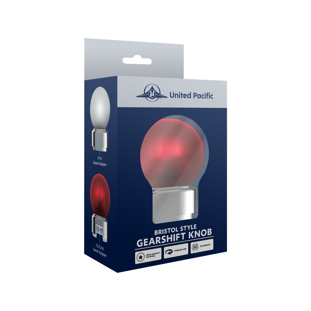 Thread-On Bristol Style Gearshift Knob with 9/10 Speed Adapter