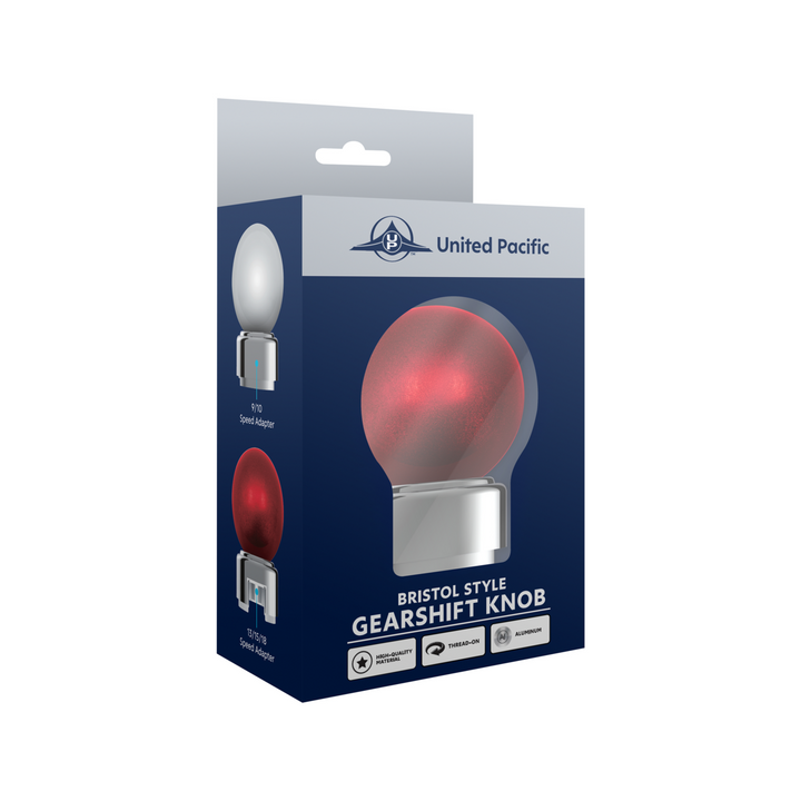 Thread-On Bristol Style Gearshift Knob with 9/10 Speed Adapter