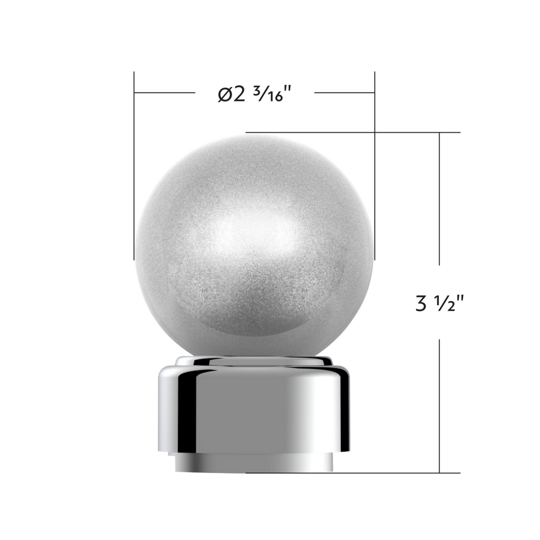 Thread-On Bristol Style Gearshift Knob with 9/10 Speed Adapter