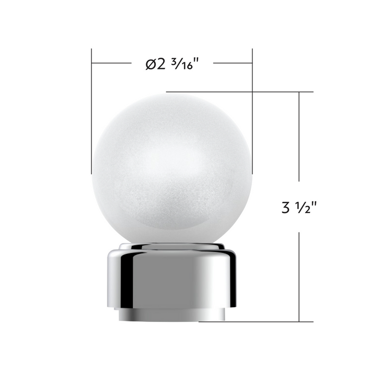 Thread-On Bristol Style Gearshift Knob with 9/10 Speed Adapter