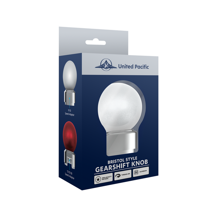 Thread-On Bristol Style Gearshift Knob with 9/10 Speed Adapter