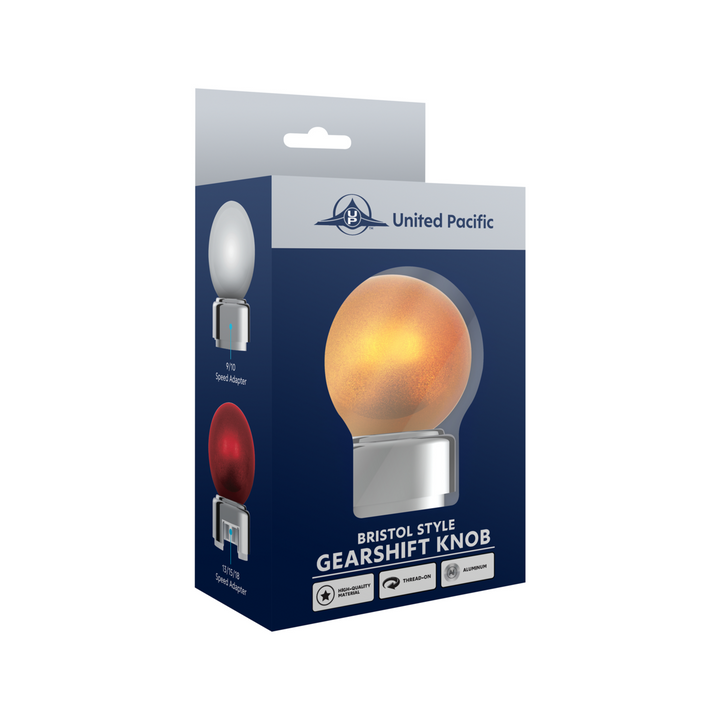 Thread-On Bristol Style Gearshift Knob with 9/10 Speed Adapter