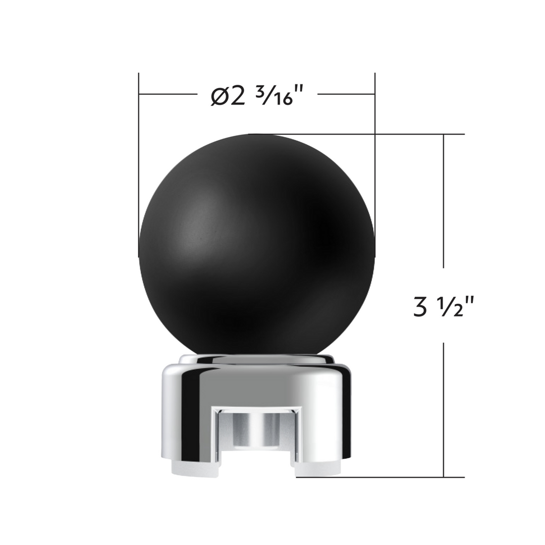 Thread-On Bristol Style Gearshift Knob with 13/15/18 Speed Adapter
