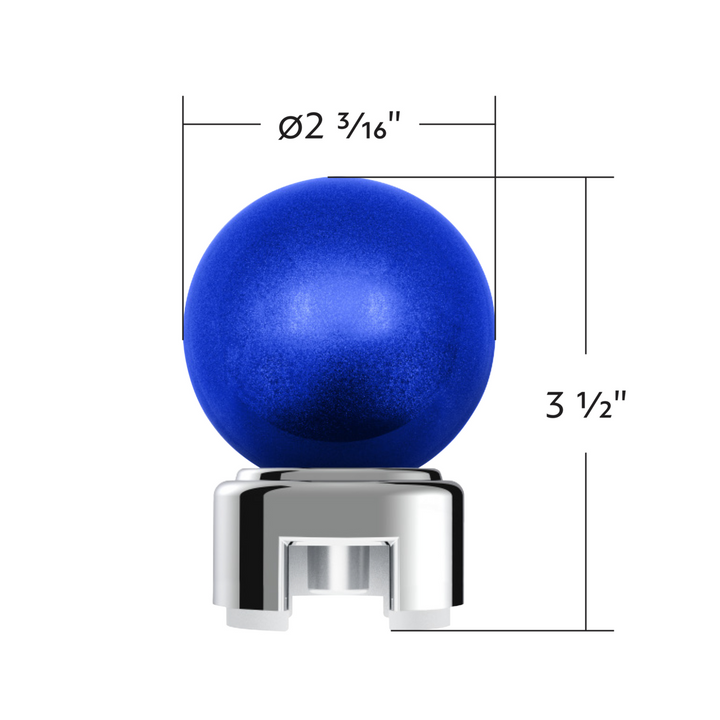 Thread-On Bristol Style Gearshift Knob with 13/15/18 Speed Adapter