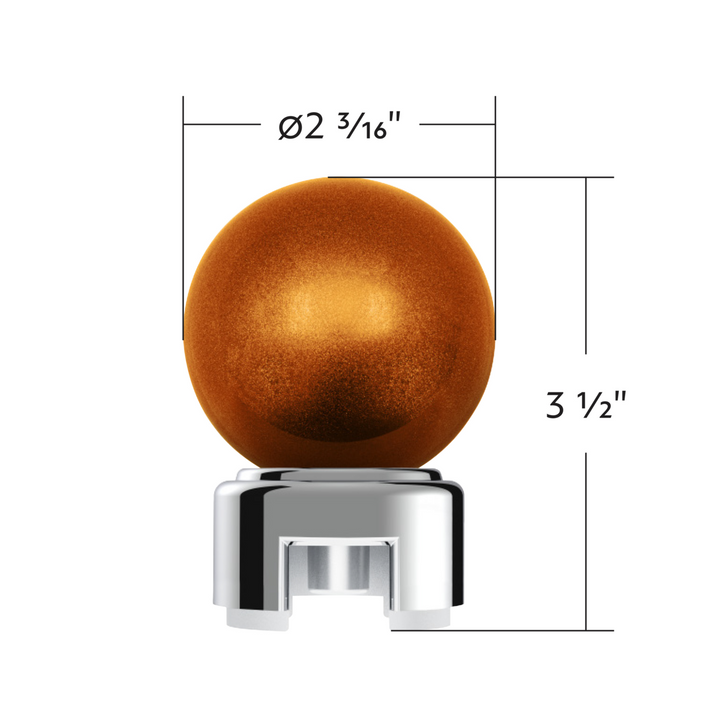 Thread-On Bristol Style Gearshift Knob with 13/15/18 Speed Adapter