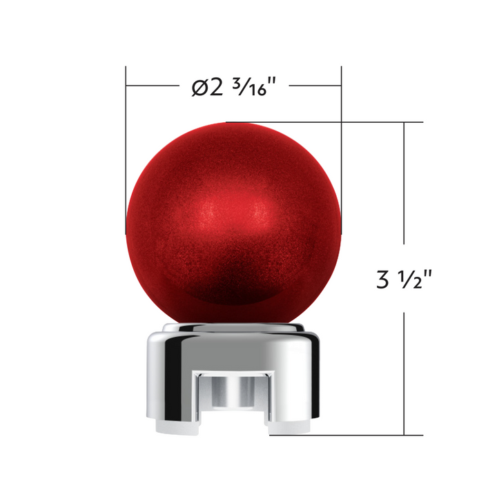 Thread-On Bristol Style Gearshift Knob with 13/15/18 Speed Adapter