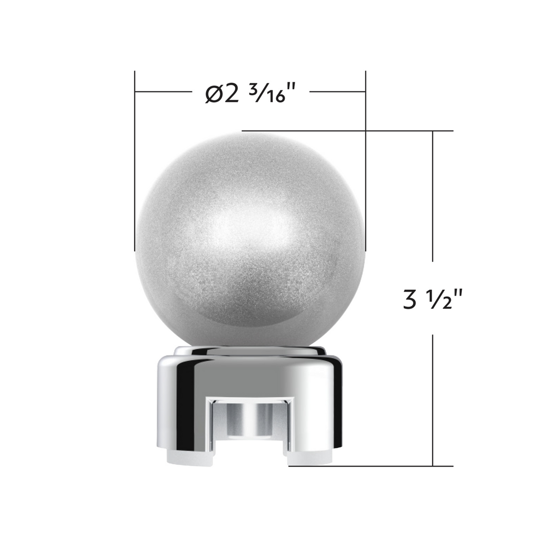 Thread-On Bristol Style Gearshift Knob with 13/15/18 Speed Adapter