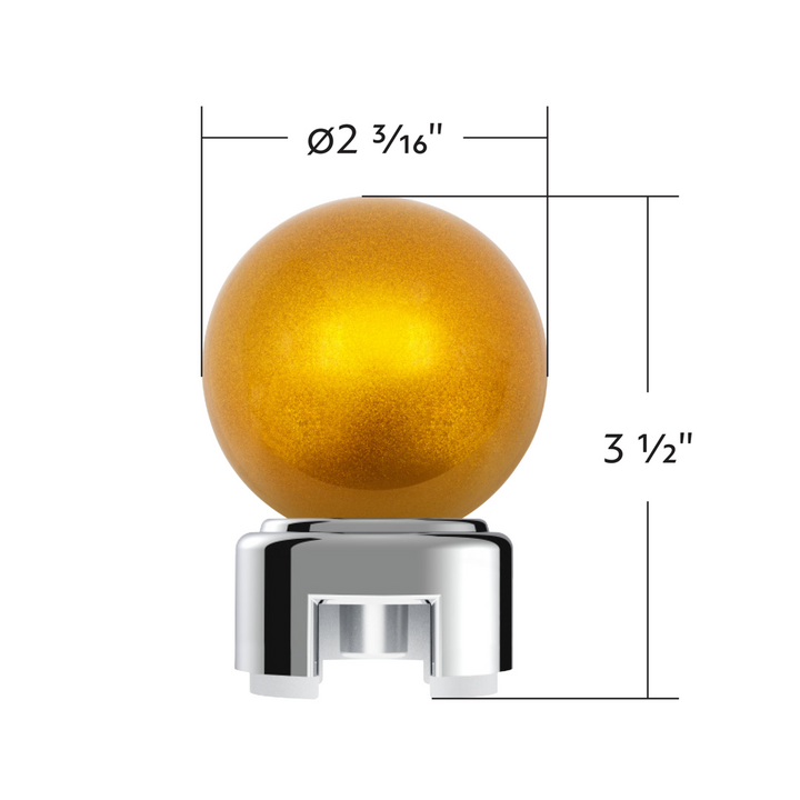 Thread-On Bristol Style Gearshift Knob with 13/15/18 Speed Adapter