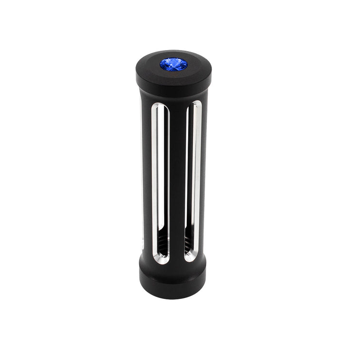 M30 x 3.5 Thread-On Sonoma Style Gearshift Knob - Blue Crystal/Matte Black