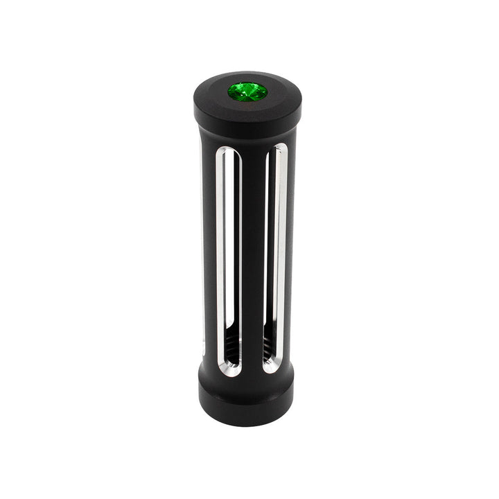 M30 x 3.5 Thread-On Sonoma Style Gearshift Knob - Dark Green Crystal/Matte Black