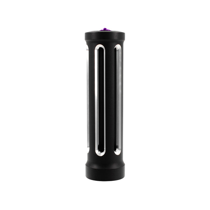 M30 x 3.5 Thread-On Sonoma Style Gearshift Knob - Purple Crystal/Matte Black