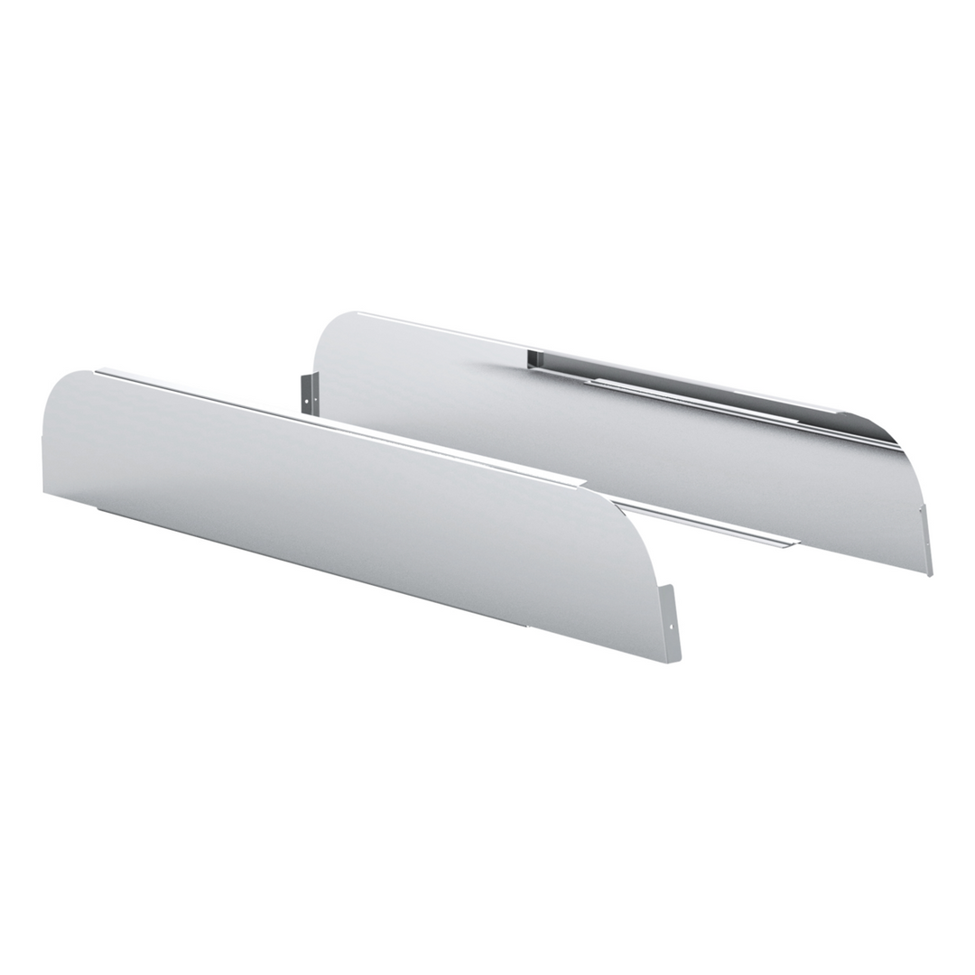 430 Stainless Steel 5" Chop Top Window Trim For 1998+ Kenworth Trucks (Pair)