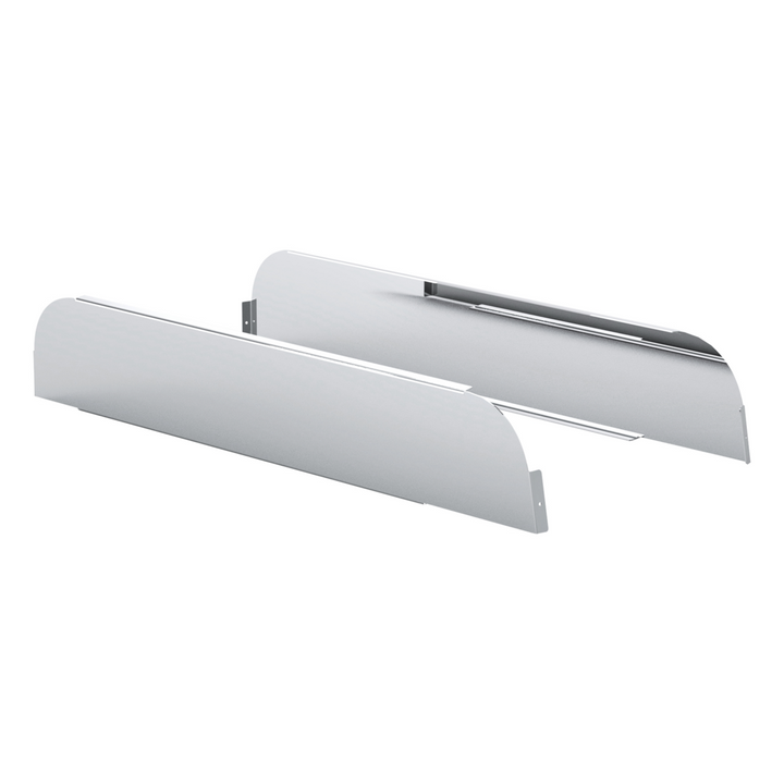 430 Stainless Steel 5" Chop Top Window Trim For 1998+ Kenworth Trucks (Pair)