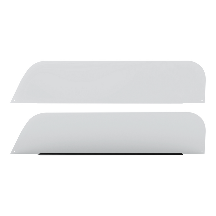 430 Stainless Steel 7" Chop Top Window Trim For 2018-2026 Freightliner Cascadia (Pair)