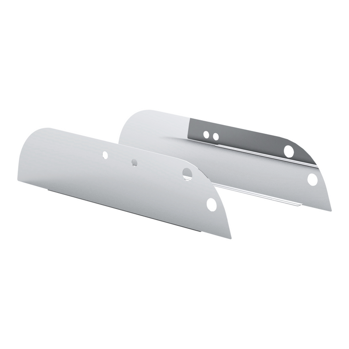 430 Stainless Steel 5" Chop Top Window Trim For 1999+ International 9200, 9400, 9900 (Pair)
