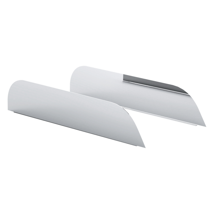 430 Stainless Steel 5.5" Chop Top Window Trim For 2021-2026 Western Star 49X SBA Low Roof (Pair)