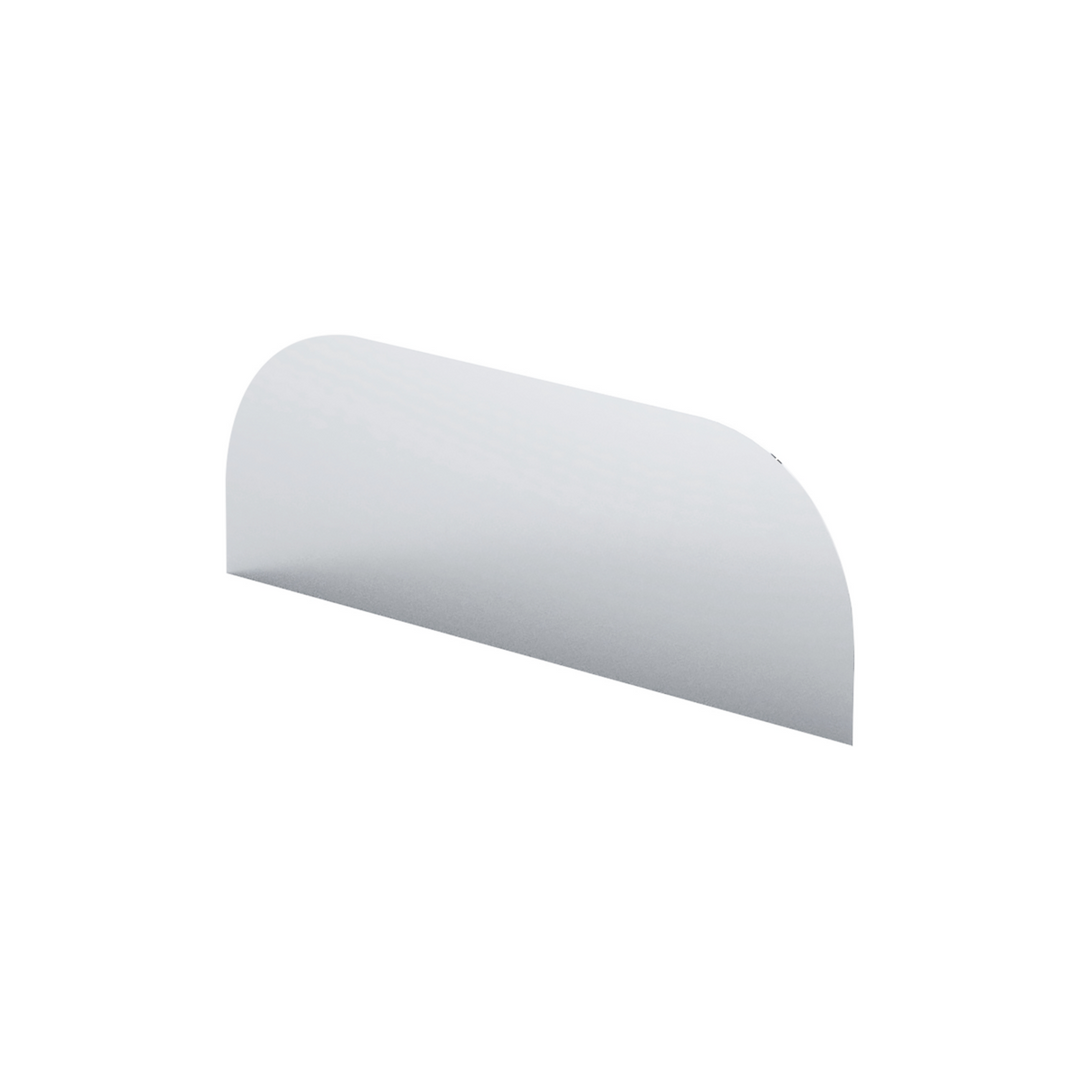 430 Stainless Steel 6" Chop Top Window Trim For 2024-2026 Peterbilt 589 Sleeper Door