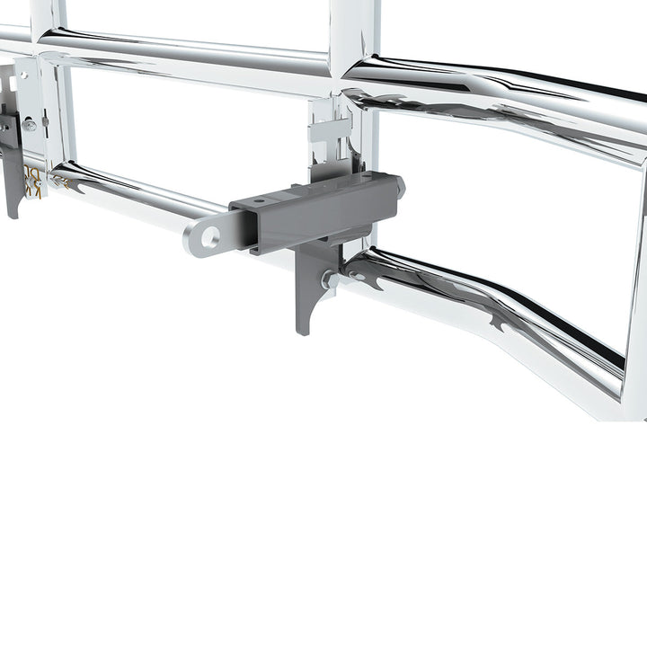 HighwayShield I10 - 304 Stainless Steel Grille Guard &amp; Bracket Kit For 2022-2025 PB 579 &amp; KW T680