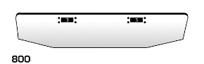 Chrome Bumper for Peterbilt 352/359 — 10-Gauge, Made in USA