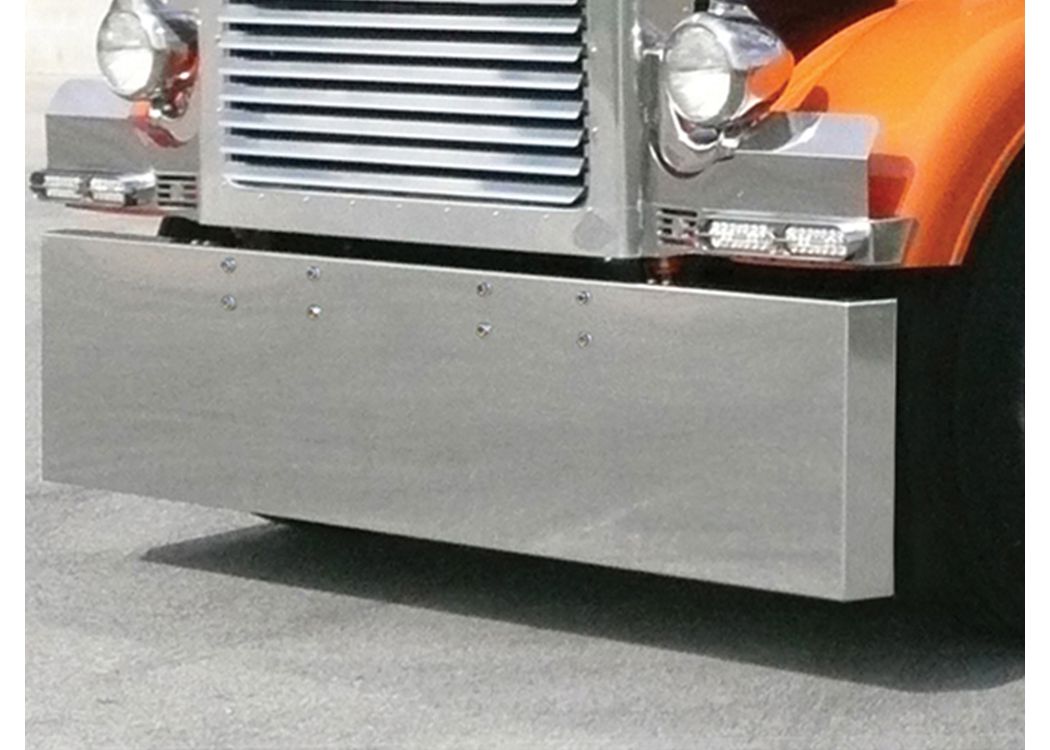 304 Stainless Steel Premium Bumper - Peterbilt 359 (1973-1987) (304)