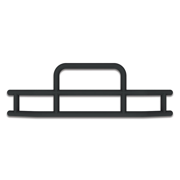 HighwayShield I15 - Matte Black Grille Guard &amp; Bracket Kit For 2022-2025 Peterbilt 579 &amp; Kenworth T680