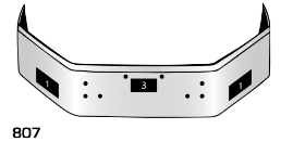 Chrome Bumper for Peterbilt 377 (1987-1997) — 10-Gauge, Made in USA
