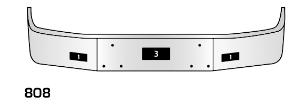 Chrome Bumper for Peterbilt 377 (1991 &amp; newer) — 10-Gauge, Made in USA