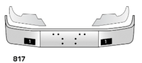 Chrome Bumper for Peterbilt 367/567 — 10-Gauge, Made in USA