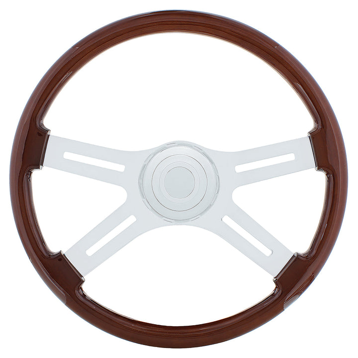 18" 4 Spoke Steering Wheel With Hub &amp; Horn Kit - International