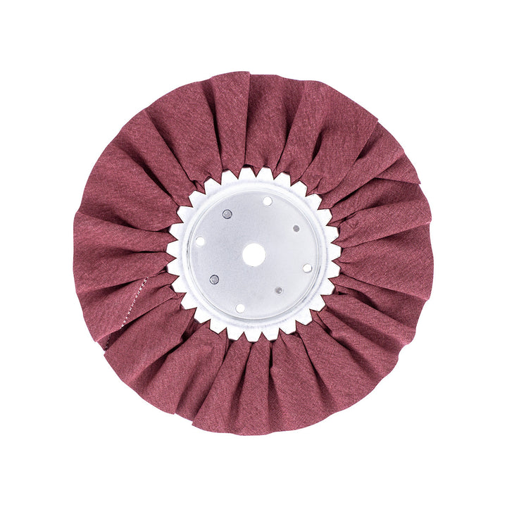 6" Red Treated Airway Buff - 5/8" &amp; 1/2" Arbor