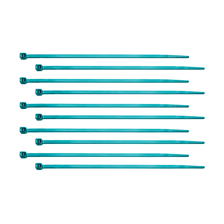 6" Nylon Cable Zip Ties - Blue (10-Pack)