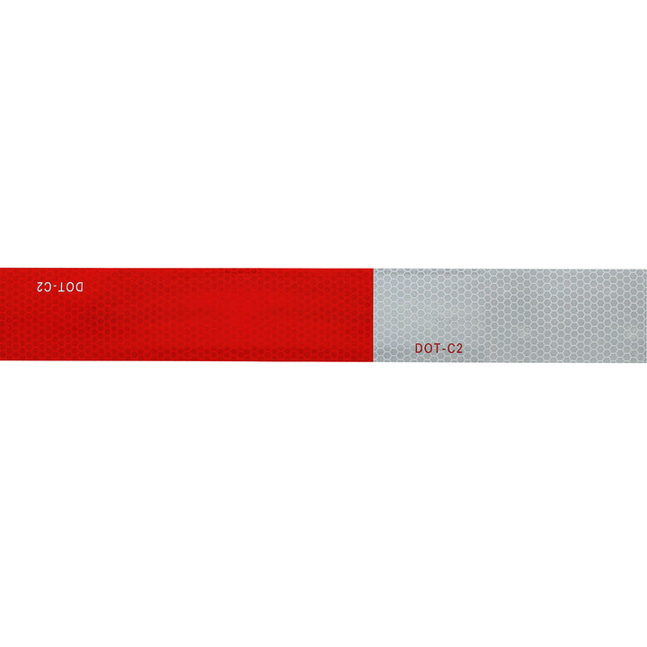 DOT - C2 Conspicuity Reflective Tape - 7" White/11" Red