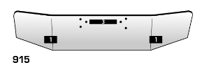 Chrome Bumper for Western Star 4964SA (12-16") — 10-Gauge, Made in USA