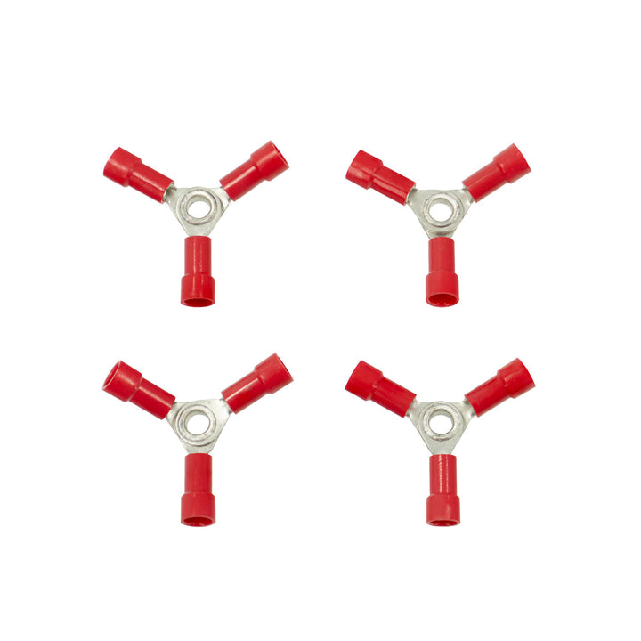 22-18 AWG 3 - Way (Y) Vinyl Connector (4-Pack)