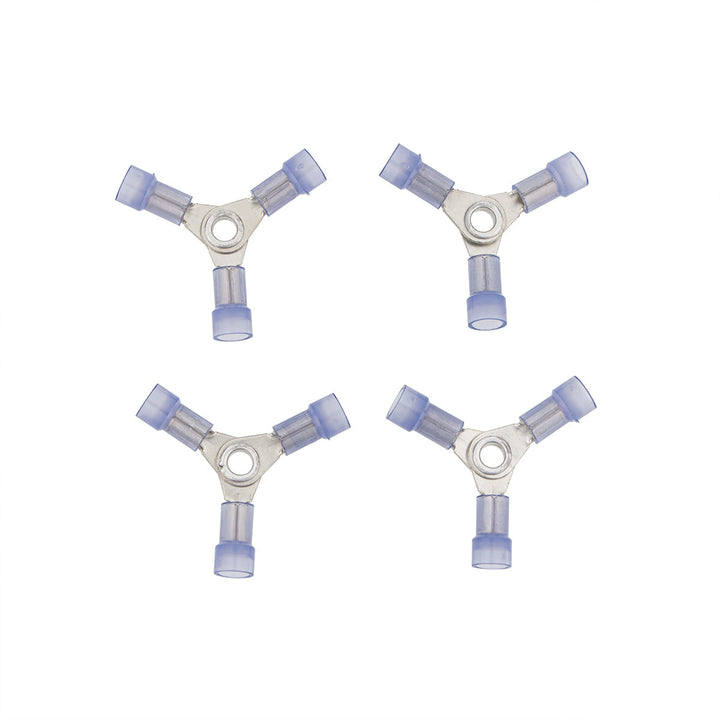 16-14 AWG 4 - Way (X) Nylon Connector (4-Pack)