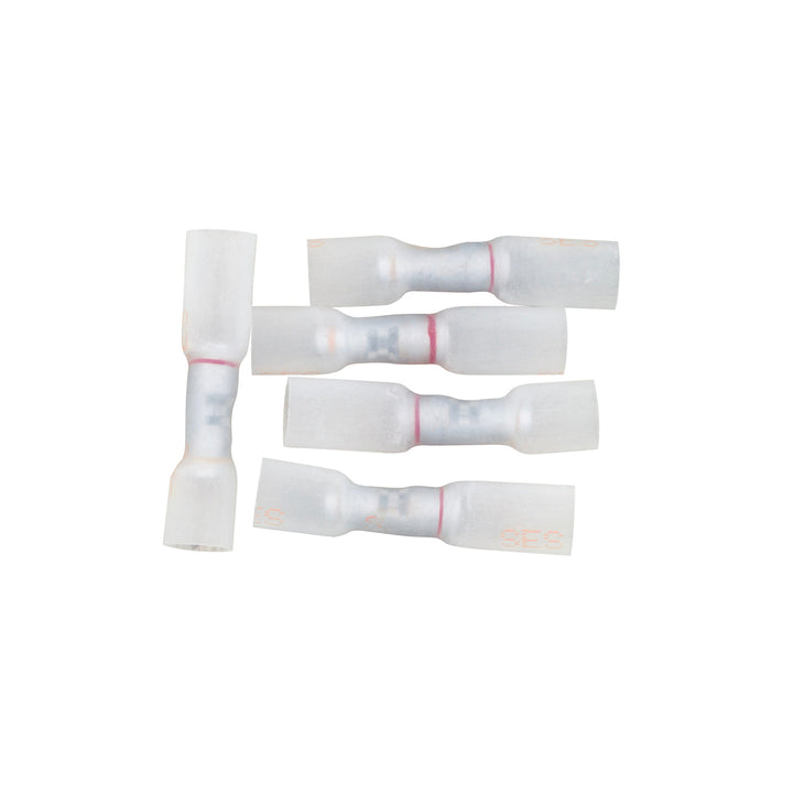 12 - 10 to 8 AWG CS Multi - Wire Heat Shrink Connector - Clear w/ Yellow Dash (5-Pack)