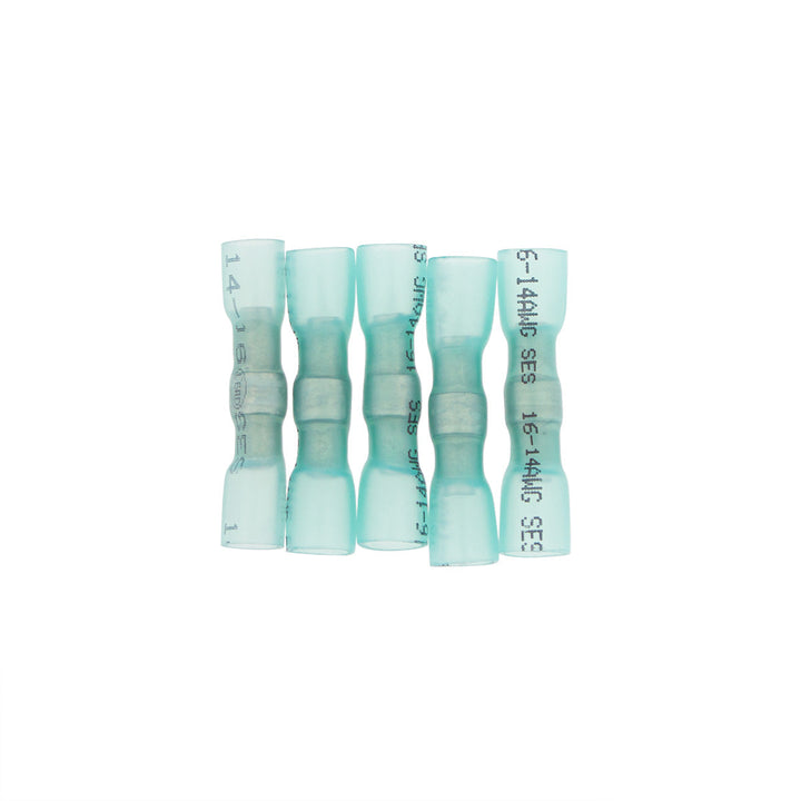 16-14 AWG CSS Heat Shrink Butt Connector - Blue (5-Pack)