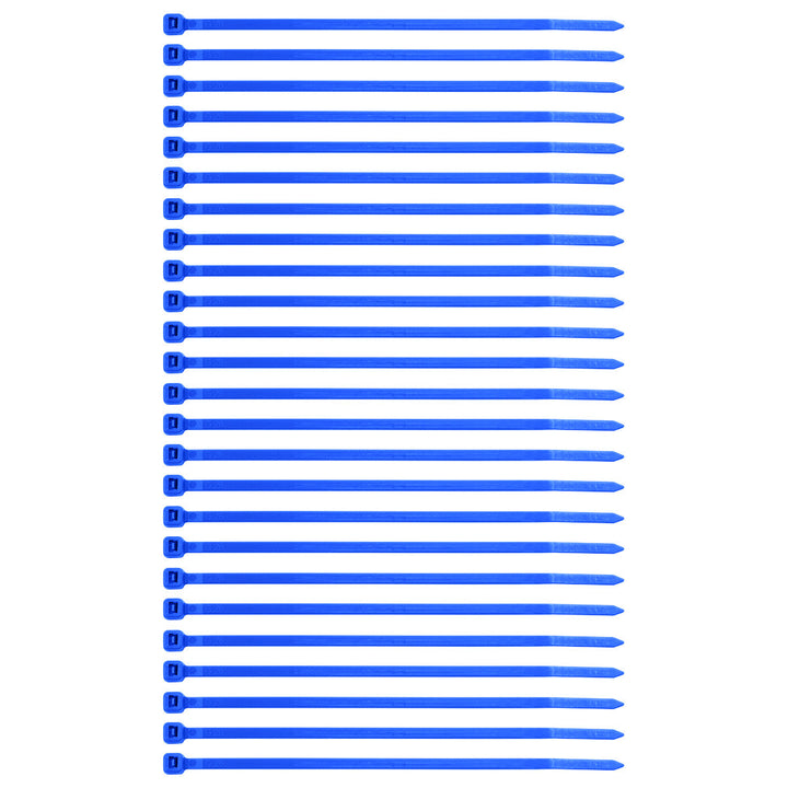 5.5" Blue Nylon Cable Zip Ties 40 Lbs (25-Pack)